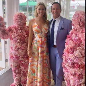 Gorgeous silk dress. Made in Italy.